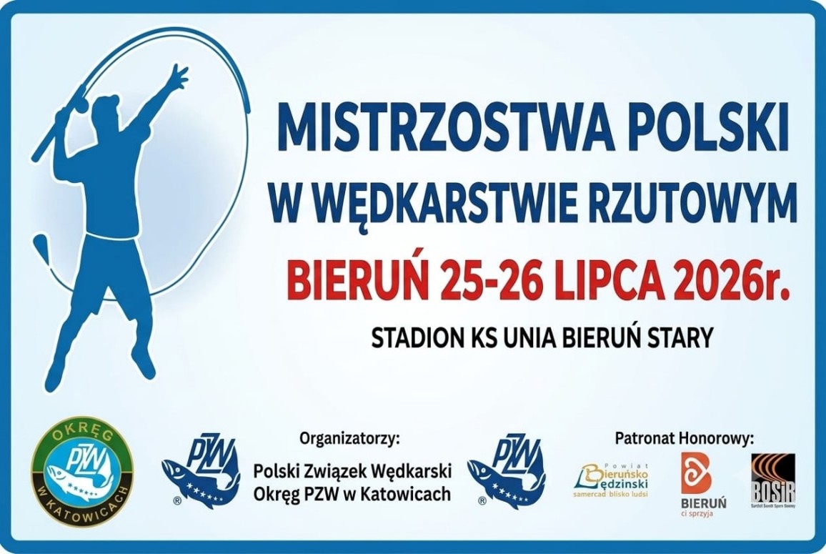 Mistrzostwa w wędkarstwie rzutowym - infografika Mistrzostwa w wędkarstwie rzutowym - infografika
